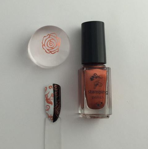 #028 Pretty Penny | Clear Jelly Stamping Polish