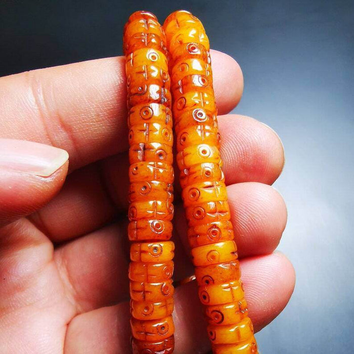 108 Mala Bracelet,8mm - Tibetan Buddhist mala beads, view 8