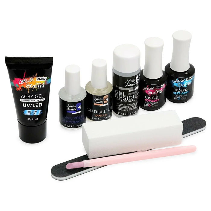 AcryGel Starter Kit - Stone Cuticle Pusher Naio Nails