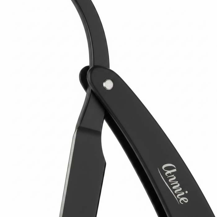 Annie Straight Edge Razor, 1 Count, Black