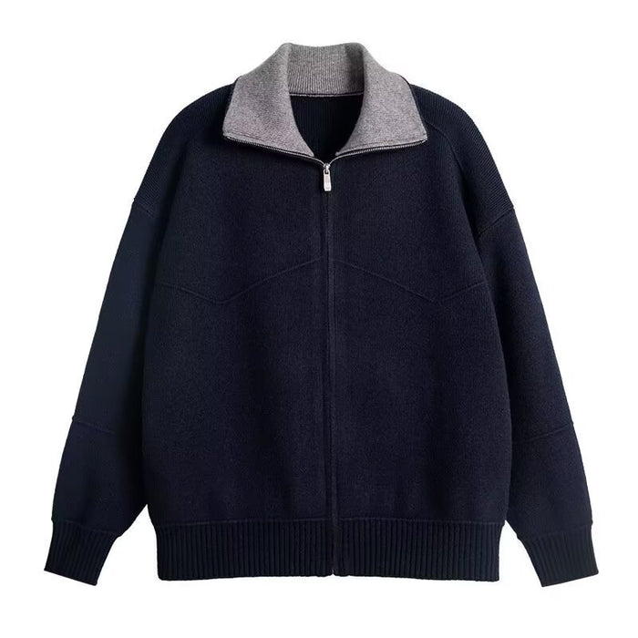 Autumn And Winter High-end Knitted Cardigan