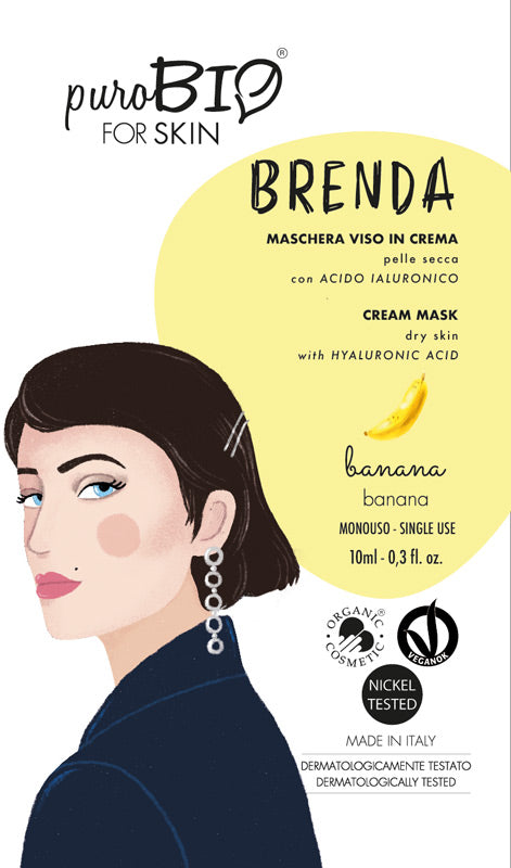 BRENDA FACE MASK in CREAM - for DRY SKIN