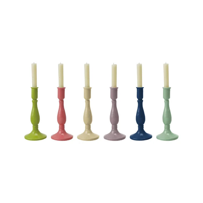 Cast Iron Taper Candle Holders - Holds Half inch or quarter inch tapers