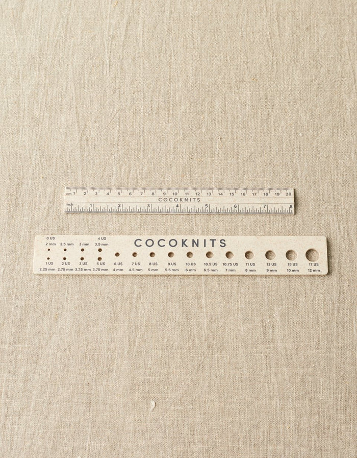 CocoKnits Ruler and Gauge Set
