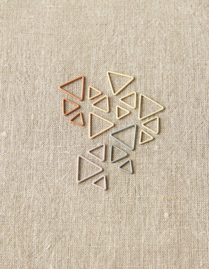 CocoKnits Triangle Stitch Markers - Earth Tones