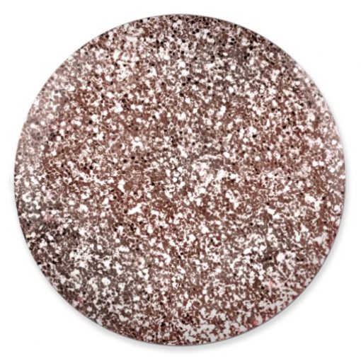 DND DC Platinum - Soak off Gel in Glitter Metallic Effect - #213 Dark Charm