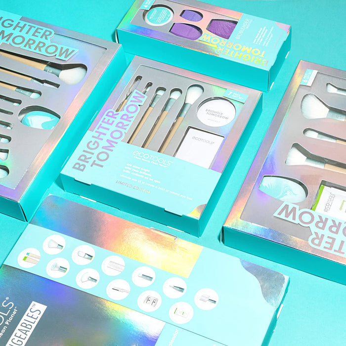ECOTOOLS Brighter Tomorrow Eye Shine Bright سيت فرش المكياج