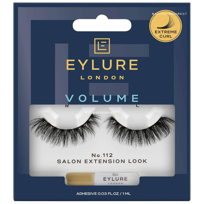 Eylure Volume False Eyelashes - Salon Extension Look - No 112