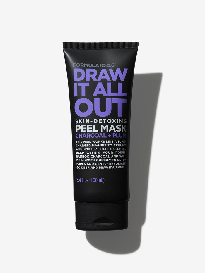 FORMULA 10.0.6 Draw It All Out Skin Detoxing Peel Mask Charcoal + Plum ماسك البشرة من فورميلا
