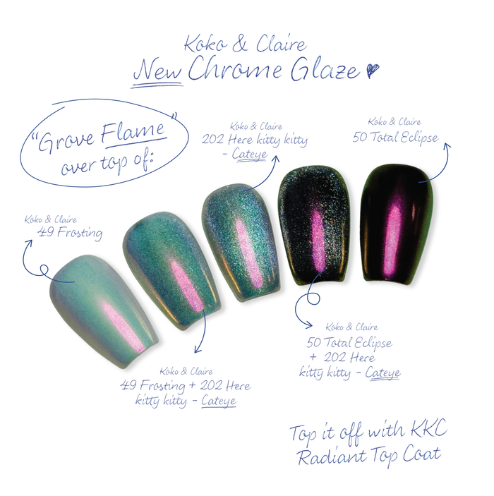 Grove Flame - Chrome Glaze | Koko & Claire