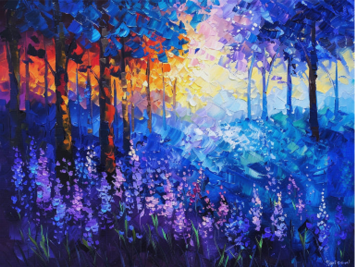 Intimate Garden Scene At Dusk