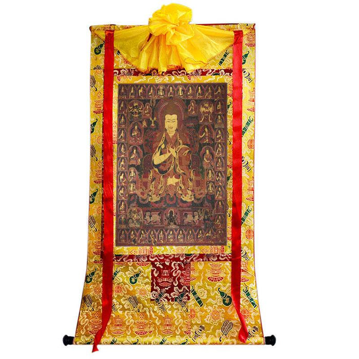 Je Tsongkhapa Image - Tibetan thangka painting, view 8