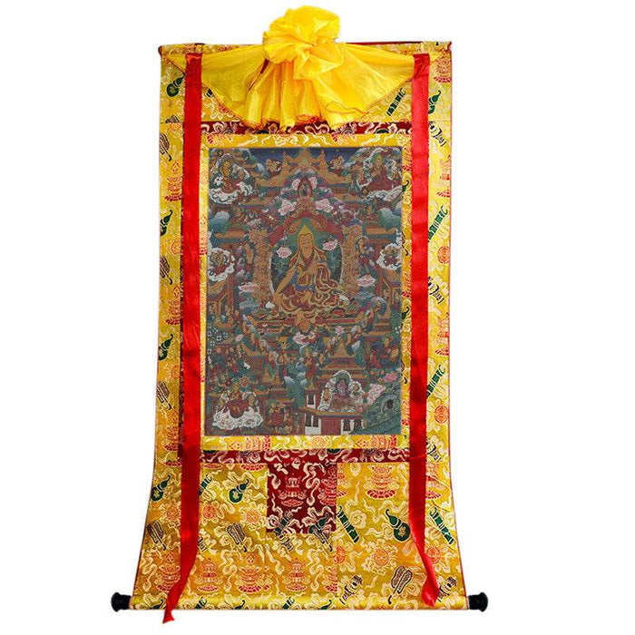 Je Tsongkhapa Image - Tibetan thangka painting, view 8