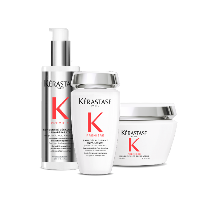 KÉRASTASE PREMIÈRE WEEKLY TREATMENT ROUTINE FOR DRY DAMAGED HAIR