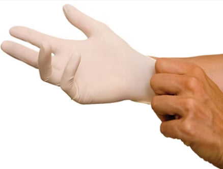 Latex Gloves Powdered- Large