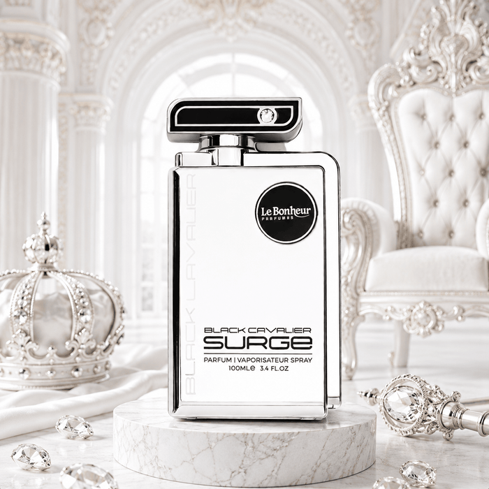 Le Bonheur Black Cavalier Surge 100ml لو بونور بلاك كافالير سيرج - Princess Cosmetics Qatar