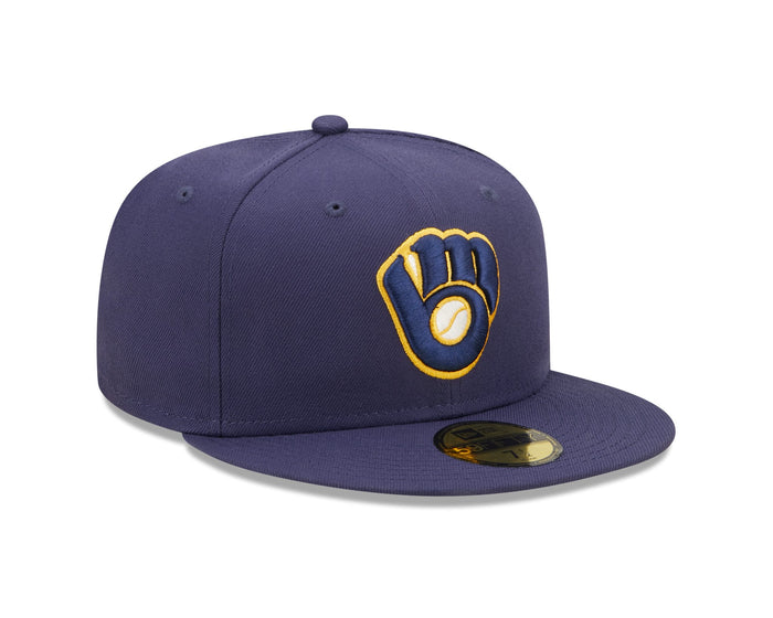 This is a Milwaukee Brewers AC Perf Navy 59FIFTY Cap 5