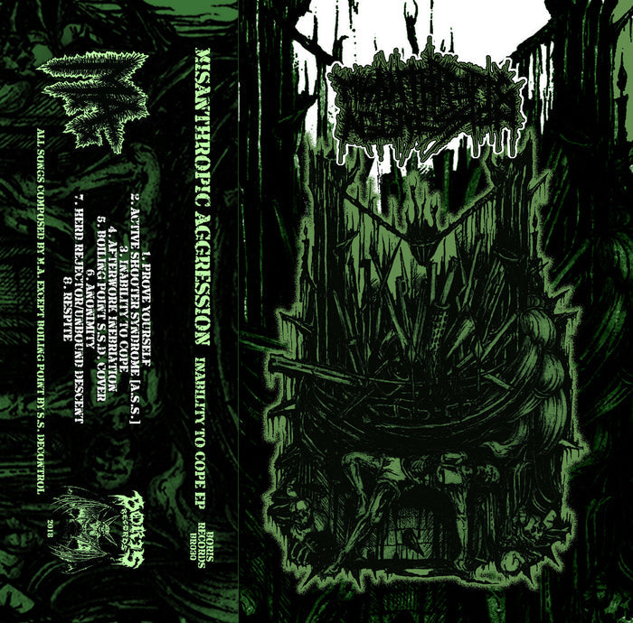Misanthropic Aggression – Inability To Cope cassette