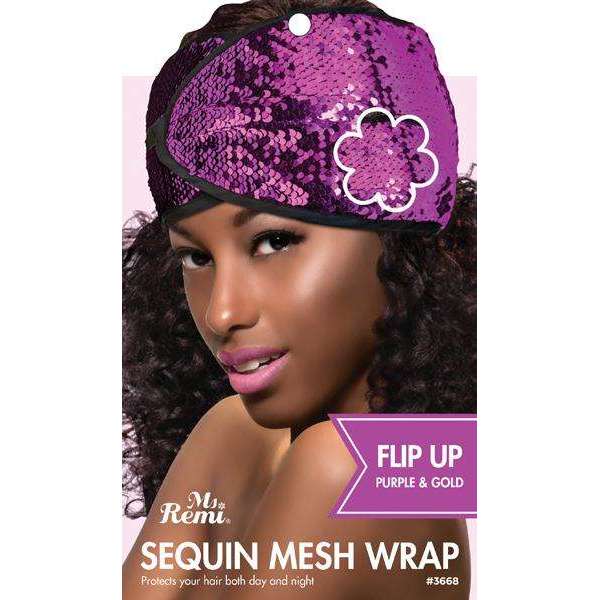 Ms. Remi Sequin Mesh Wrap, 1 Count, Purple