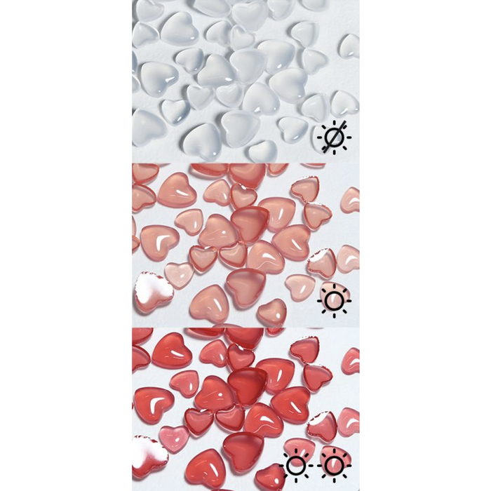 PF - UV Color Changing Heart-PROFILES-Profiles-Gel Essentialz