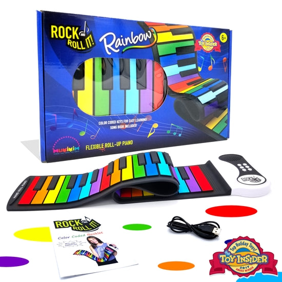 Rainbow Piano with Song Book