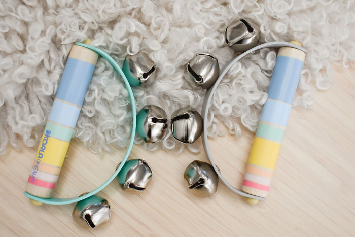 Rainbow Wooden Handbell
