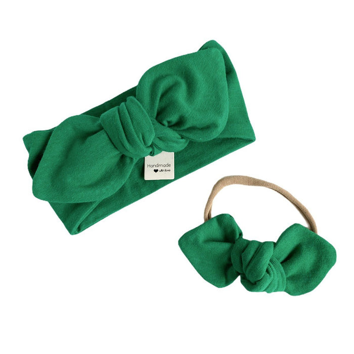 Red Bummies with Green Headbands
