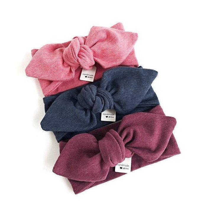 Red, Navy, Burgundy - Top Knot Headbands