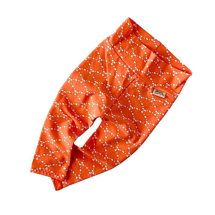Ripples Coral Leggings and/or Beanie Knot Hat