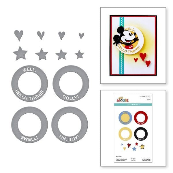 Say Cheese Classic Mouse - Dies - Frames & Sentiments