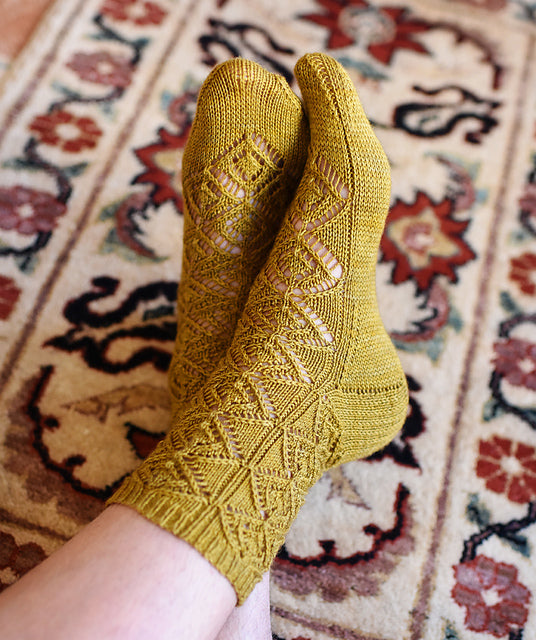 Silk Road Socks: Socks Inspired by Oriental Rugs by Hunter Hammersen