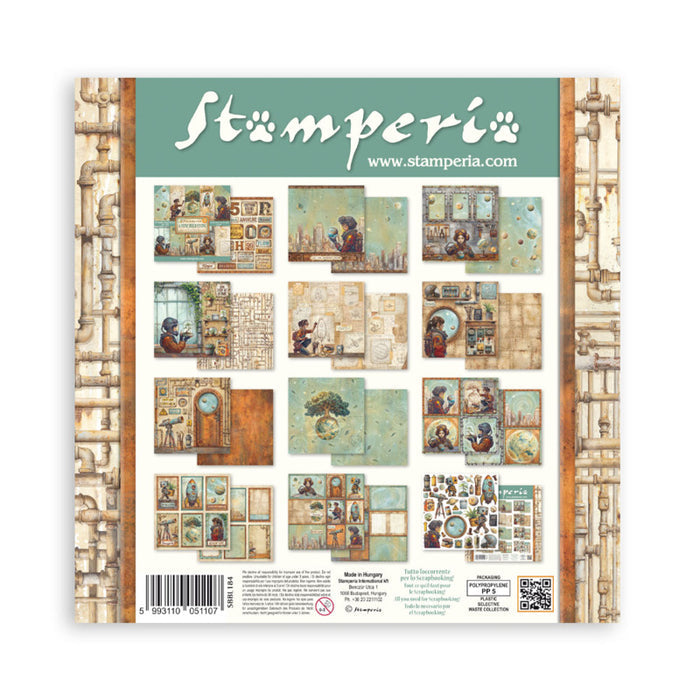 Stamperia - 12X12 Paper Pad - A New Beginning. 10 sheets. Available at Embellish Away located in Bowmanville Ontario Canada.