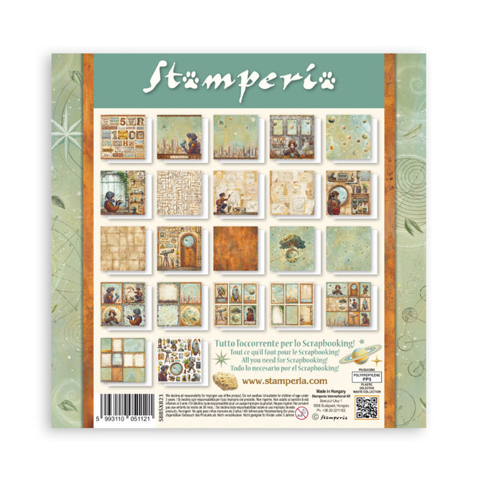 Stamperia - 8X8 Maxi Paper Pad - A New Beginning. Includes 22 sheets. Available at Embellish Away located in Bowmanville Ontario Canada.