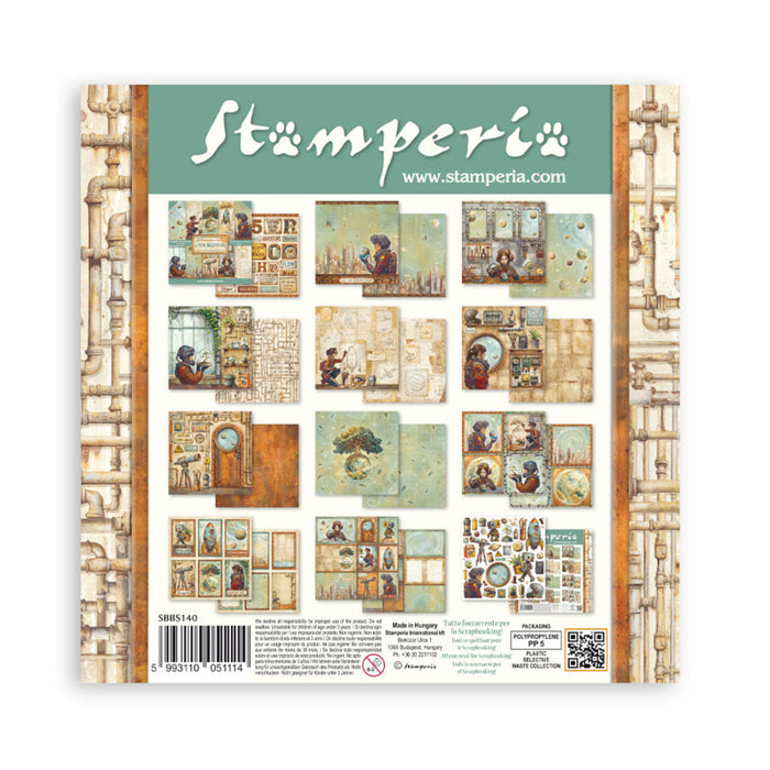 Stamperia - 8X8 Paper Pad - A New Beginning. 10 sheets. Available at Embellish Away located in Bowmanville Ontario Canada.