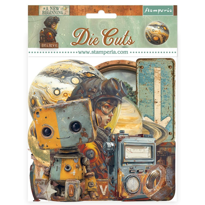 Stamperia - Die Cuts - A New Beginning. Available at Embellish Away located in Bowmanville Ontario Canada.