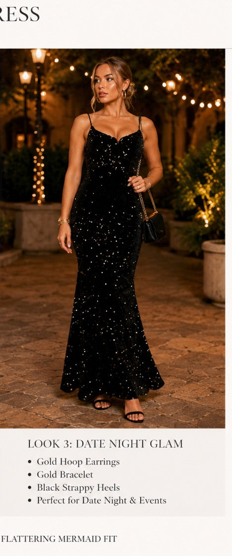 Starlight Elegance Maxi Dress