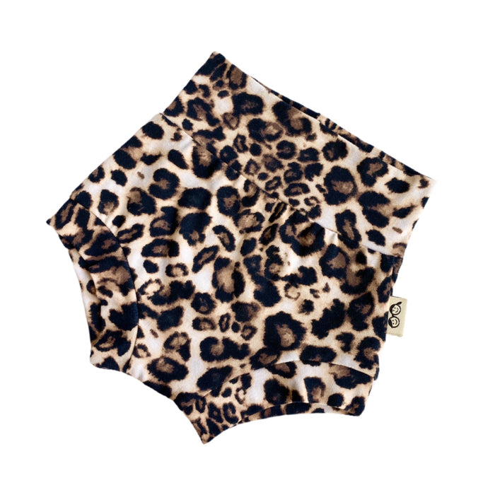 Tan Black Leopard Spot Bummies and/or Headband