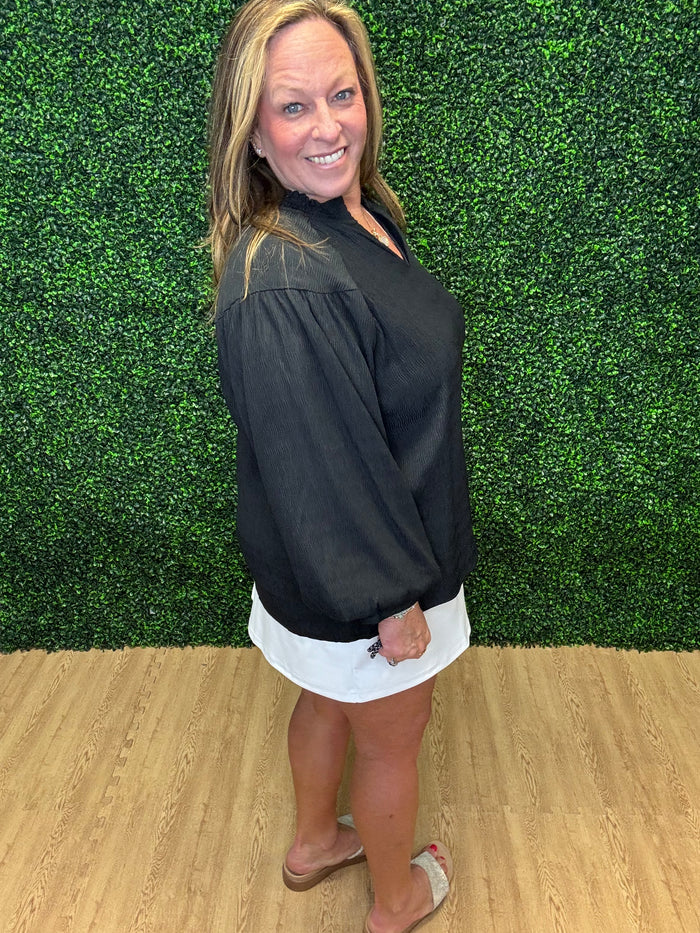 Textured Charm Blouse