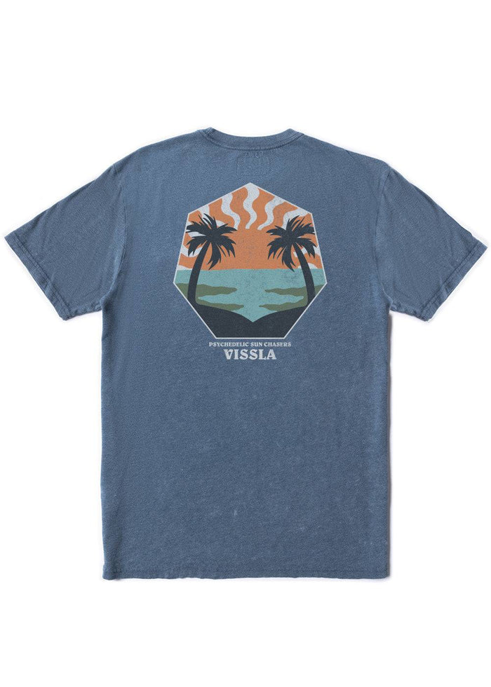 The Vissla Psychedelic Palms Tee - Bascora