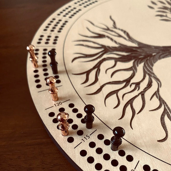 Tree Of Life Cribbage Board