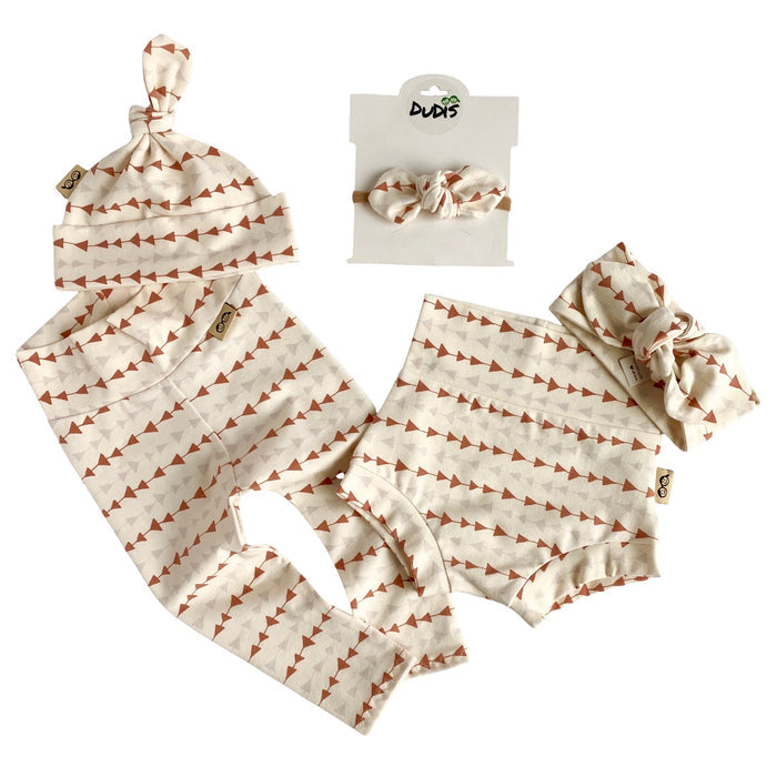 Triangle's Lines Leggings and/or Beanie Knot Hat