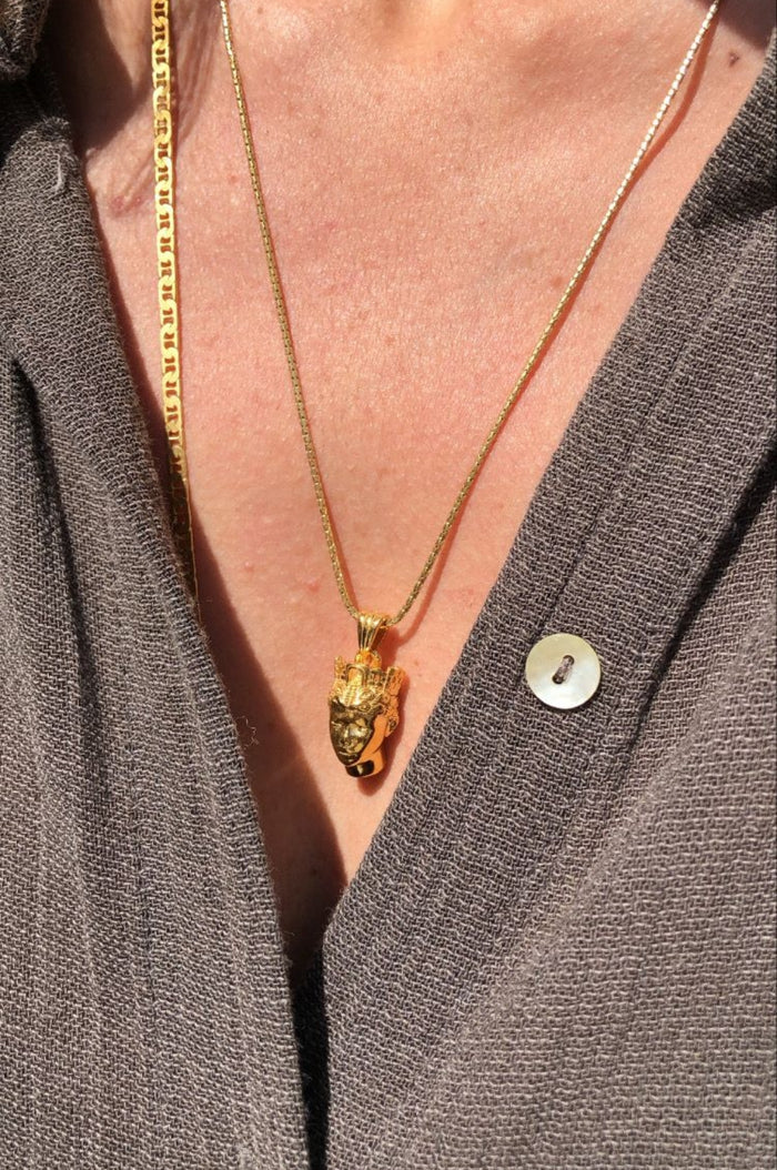 Tyche Small Gold Charm