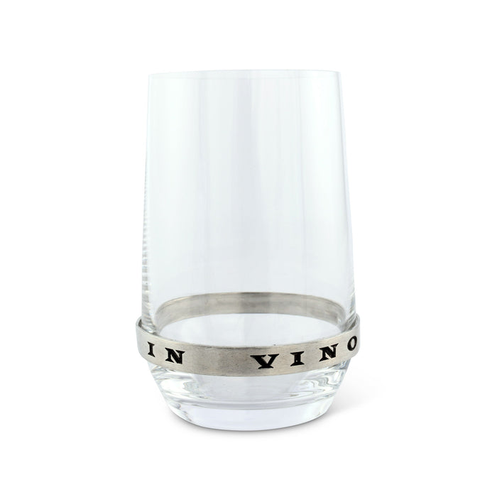 Vagabond House In Vino Veritas Stemless White Wine Glass