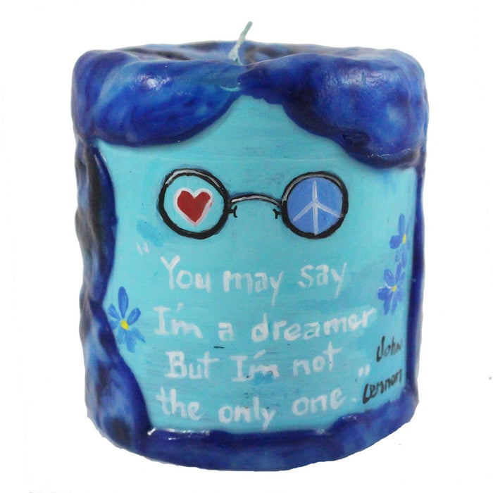 "You may say I'm a dreamer. But I'm not the only one." - John Lennon - 4X4 - Candlestock.com