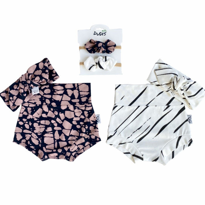 Zebra Stripe Bummies and/or Headbands