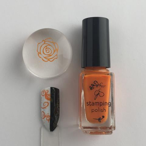 #022 Clementine | Clear Jelly Stamping Polish