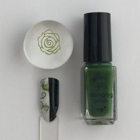 #038 Mystic Moss | Clear Jelly Stamping Polish