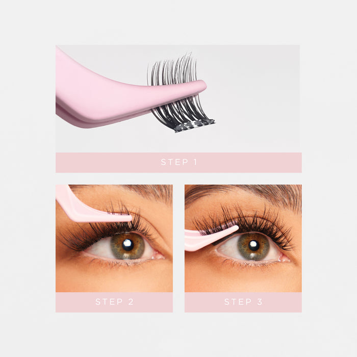 1-Step Press™ Pre-Glued Lash Kit & Remover
