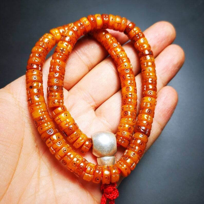 108 Mala Bracelet,8mm - Tibetan Buddhist mala beads, view 6