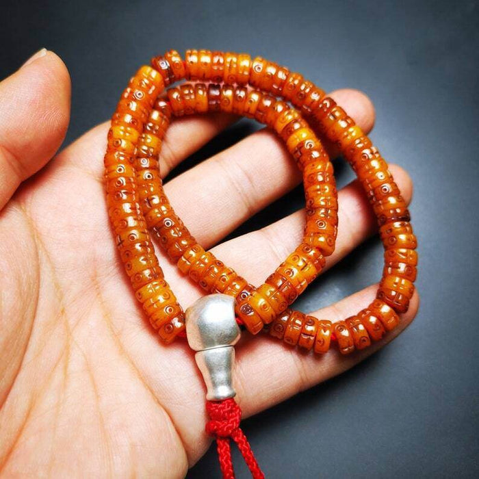 108 Mala Bracelet,8mm - Tibetan Buddhist mala beads, view 7